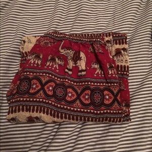 Red elephant pants